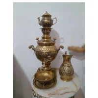 سماور زغالی قلم کاری