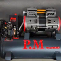 پمپ باد ـ کمپرسورباد ۲ سیلندر سایلنت توربو پی ام