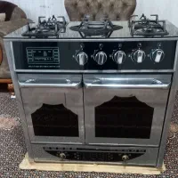 اجاق‌گاز صحفه شیشه ای طرح فر درحد نو