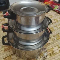 قابلمه استیل ماهیتابه مسی