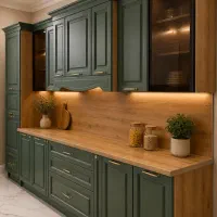 اجرای  تخصصی کابینت آشپزخانه بصورت متری و دستمزدی