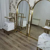 لوازم سالن زیبایی ترولی تخت صندلی استند لاک