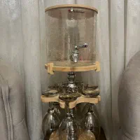کلمن شیشه ای پذیرایی