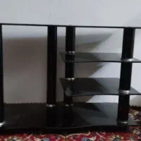 میز تلویزیون شیشه  ای