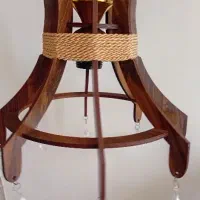 لوستر چوبی