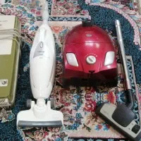 جاروبرقی جارو شارژی جیوه نقره‌ای
