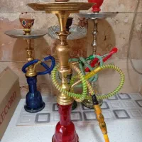 قلیان برنجی قهوه خانه ای و قلیان حاج اوغلی