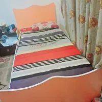 تخت خواب تک نفره،باتشک طبی فنری،نو نو بدون خش
