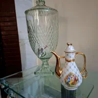 گلاب پاش، کلمن شیشه ی، سرویس قهوه خوری قدیمی