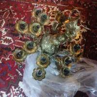 لوستر عالی پرنور ۱۶ شعله   برنز