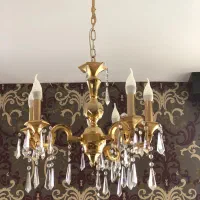 لوسترهای آب طلاکاری شده