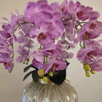 گل مصنوعی ارکیده لمسی