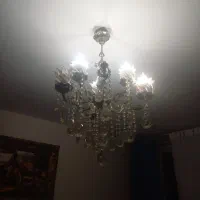 دو عدد لوستر برنز سنگین