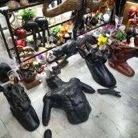 مجسمه اسب دیوارکوب فایبرگلاس سایز بزرگ