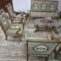 ست مبلمان  ۷ نفره سلطنتی و میز ناهارخوری ۸ نفره