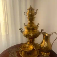 سماور ذغالی برنز