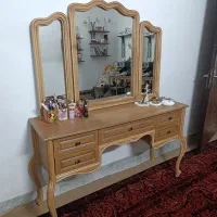 میز آرایش فرانسوی تمام چوب راش