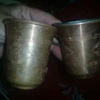 دو عدد لیوان مسی