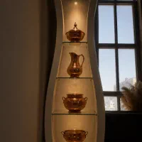 دکوری چهار طبقه کاملا نو وسالم