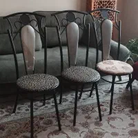 ست صندلی 6 نفره فلزی