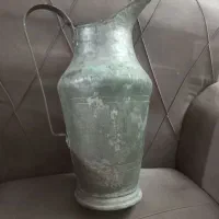 ظروف پارچ مس قدیمی قاجاری سالم