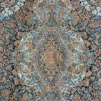 دو تخته فرش ۹ متری طرح گلستان ۱۰۰۰ شانه