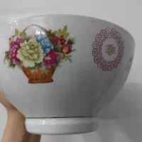 کاسه ابگوشت چینی  انتیک طرح سبد
