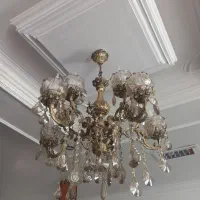 لوستر،بوفه،آینه و کنسول،ساعت برنجی