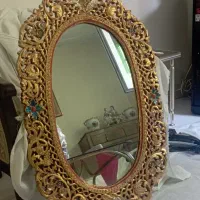 آینه چوبی منبت کاری