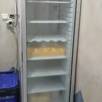 فریزر ایستاده و ال ای دی نوشته فالوده بستنی ابمیوه