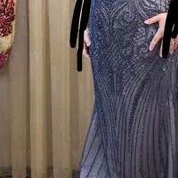 لباس ماکسی مجلسی سنگ دوزی
