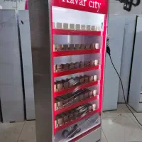 طبقه سیگار جا سیگاری ابی قرمز مشکی
