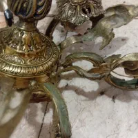 لوستر برنز ۶شعله ۱۲شاخه