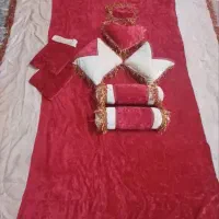 روتختی دو نفره مخمل نه تکه تمیز