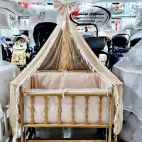 گهواره کنارمادر فرشته سایز ۱۲۰×۷۰ ، تخت نوزاد ننو