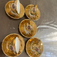 چای خوری دنسی کاغذی طلایی تاج نشان ژاپن