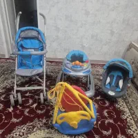 کریر کالسکه روروئک تاب و سرویس وان حمام کودک