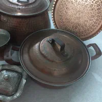 ظرف مسی|ظروف پختوپز|قم, نخودی|دیوار