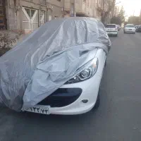 چادر خودرو داخل الیاف طوسی نقره ای