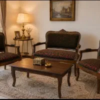 نیم ست فرانسوی چوب گردو