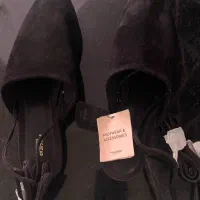 کفش جیر مشکی تابستانی سایز ۳۸  برند  Pull & Bear