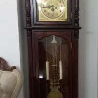 ساعت ایستاده تمام چوب