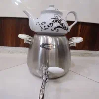 سماور روگازی وقوری چینی نو مناسب جهزیه