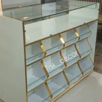 میز پیشخوان کانتر دخل زیر ترازو قفسه دار