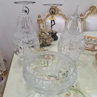 ظروف سرو کریستال قدیمی