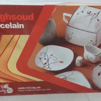 سرویس چینی مقصود ۴۸ پارچه طرح آتلانتا پلاتین
