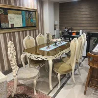 میز ناهار خوری ۸ نفره چوب راش