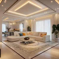 اجرای کناف تایل کمپارس  دیوار پارتیشن  قرنیز