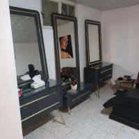 دکورآرایشگاه آینه کنسول سه تیکه