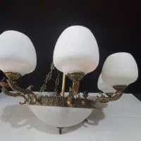 لوستر طرح برنزی ۸شاخه